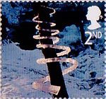 Christmas 2003 2nd Stamp (2003) Ice Spiral