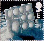 Christmas 2003 E Stamp (2003) Wall of Ice Blocks