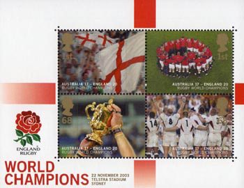 England Winners - (2003) England's Victory in Rugby World Cup Championship, Australia