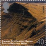 A British Journey - Wales 40p Stamp (2004) Brecon Beacons