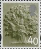 Regional Definitive 40p Stamp (2004) England Oak
