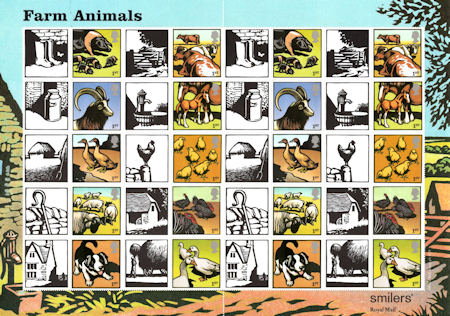 Smiler/Generic Sheet from Collect GB Stamps