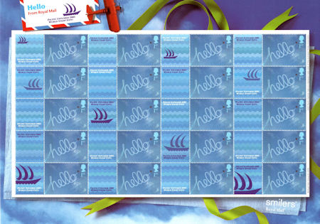 Smiler/Generic Sheet from Collect GB Stamps