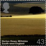 A British Journey : South West England 43p Stamp (2005) Horton Down, Wiltshire
