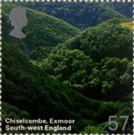 A British Journey : South West England 57p Stamp (2005) Chiselcombe, Exmoor