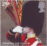 Trooping the Colour 2nd Stamp (2005) Ensign of the Scots Guards, 2002