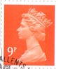 Definitive 9p Stamp (2005) Yellow Orange