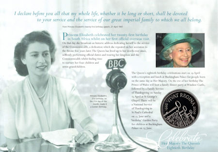 Image for Her Majesty The Queen's 80th Birthday