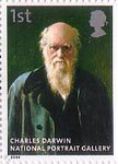 National Portrait Gallery 1st Stamp (2006) Charles Darwin by John Collier