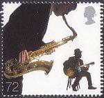 Sounds of Britain 72p Stamp (2006) Blues and Jazz