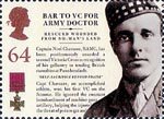 The Victoria Cross 64p Stamp (2006) Bar to VC for Army Doctor - Captain Noel Chavasse, RAMC
