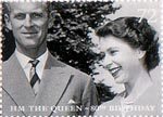 Her Majesty The Queen's 80th Birthday 72p Stamp (2006) 1950