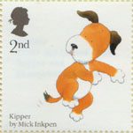 Animal Tales 2nd Stamp (2006) Mark Inkpen's 'Kipper'