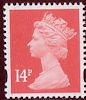 Definitive - Pricing in Proportion  14p Stamp (2006) Rose Red