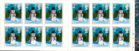 Booklet pane for Christmas 2006 (2006)