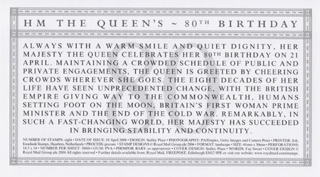 Her Majesty The Queen's 80th Birthday (2006)