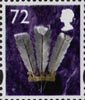 Regional Definitive 72p Stamp (2006) Three Feathers