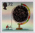 World of Invention 72p Stamp (2007) The Internet
