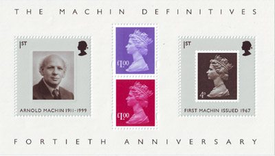 The Machin Definitives Fourtieth Anniversary - (2007) 40th Anniversary of the Machin