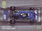 Grand Prix 54p Stamp (2007) Jackie Stewart in 1973 Tyrrell 006/2