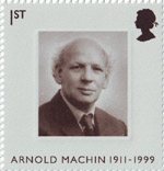 The Machin Definitives Fourtieth Anniversary 1st Stamp (2007) Arnold Machin 1911-1999