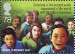 Scouts 78p Stamp (2007) Scout Group