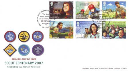 2007 Commemortaive First Day Cover from Collect GB Stamps