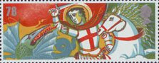 Celebrating England 78p Stamp (2007) St George