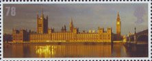 Celebrating England 78p Stamp (2007) Houses of Parliament