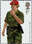 British Army Uniforms 1st Stamp (2007) Military Police NCO from Kosovo
