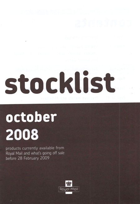2008 Stock Lists from Collect GB Stamps