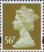 Definitive 56p Stamp (2008) Lime Green