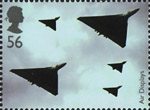 Air Displays 56p Stamp (2008) Avro Vulcan and Avro 707s