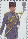 RAF Uniforms 1st Stamp (2008) Drum Major RAF Central Band 2007