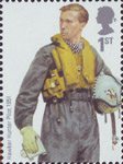 RAF Uniforms 1st Stamp (2008) Hawker Hunter Pilot 1951