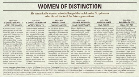 Women of Distinction (2008)