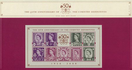 50th Anniversary of the Country Definitives (2008)