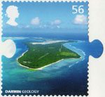 Charles Darwin 56p Stamp (2009) Geology
