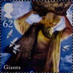Mythical Creatures 62p Stamp (2009) Giants