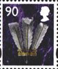 Regional Definitive 90p Stamp (2009) Prince of Wales Feathers