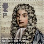 Eminent Britons 1st Stamp (2009) Henry Purcell 1659-1695