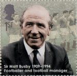 Eminent Britons 1st Stamp (2009) Sir Matt Busby 1909-1994