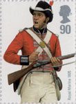 Royal Navy Uniforms 90p Stamp (2009) Royal Marine 1805