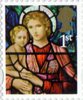 Christmas 2009 1st Stamp (2009) Madonna and Child by Henry Holiday, Ormesby St Michael, Ormesby, Great Yarmouth, Norfolk