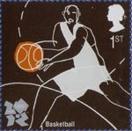 Olympic and Paralympic Games 2012 1st Stamp (2009) Basketball