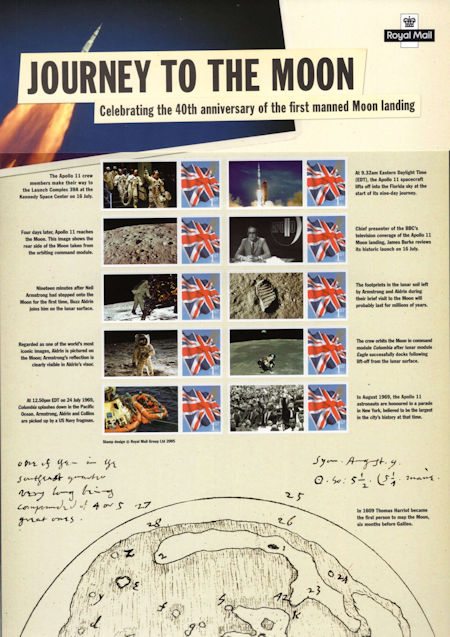 Commemorative Sheet from Collect GB Stamps