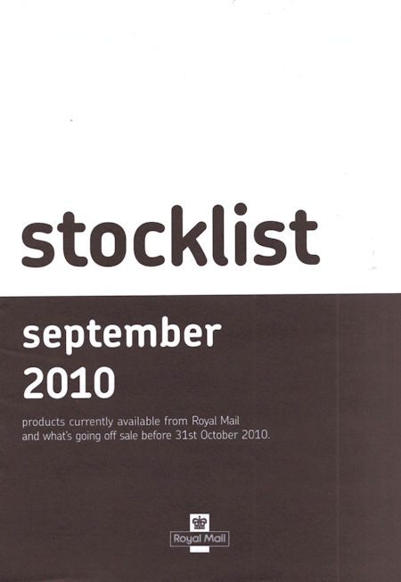 2010 Stock Lists from Collect GB Stamps