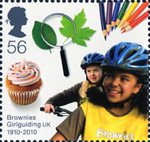 Girlguiding 56p Stamp (2010) Brownies