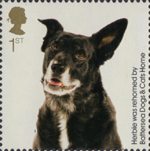 Battersea Dogs and Cats Home 1st Stamp (2010) Herbie