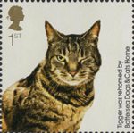 Battersea Dogs and Cats Home 1st Stamp (2010) Tigger
